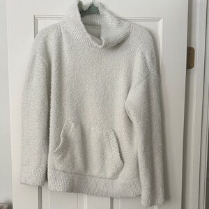 LOFT Soft Cream Turtleneck Sweater